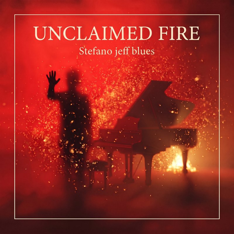 Copertina dell'album Unclaimed Fire di Stefano Jeff Blues